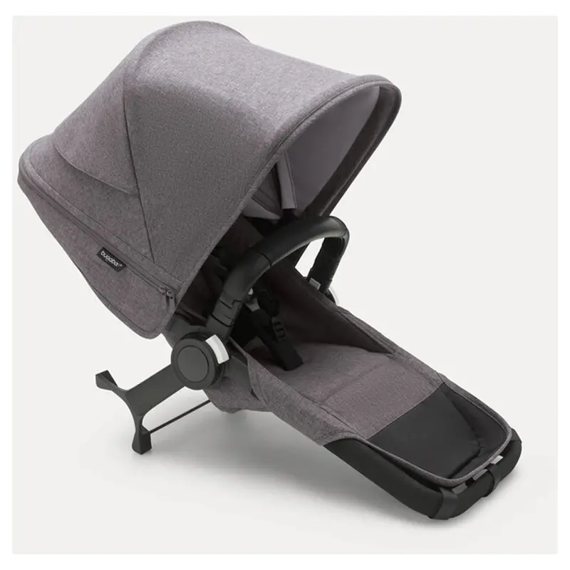 Bugaboo Donkey 5 Duo Stroller Extension Kit – Grey Melange Finish 1