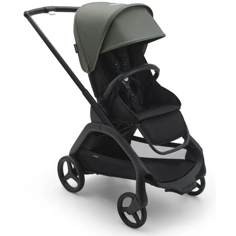 Bugaboo Dragonfly All-In-One Stroller – Black & Forest Green 1