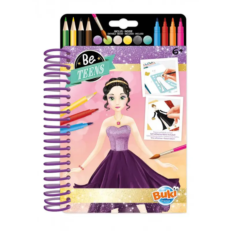Buki France Evening Gown Themed Sketchbook 1