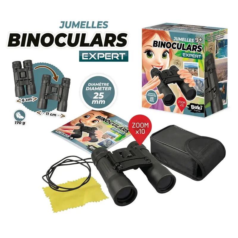 Buki France High-Magnification Binoculars For Young Explorers 1