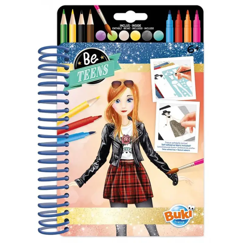 Buki France Rock-Themed Sketchbook – Fashion & Outfit Design 1