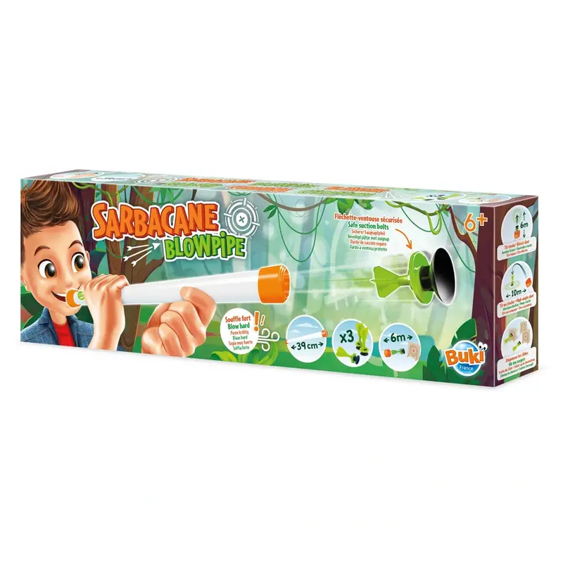 Buki France Traditional Blowpipe Toy For Outdoor Play 1