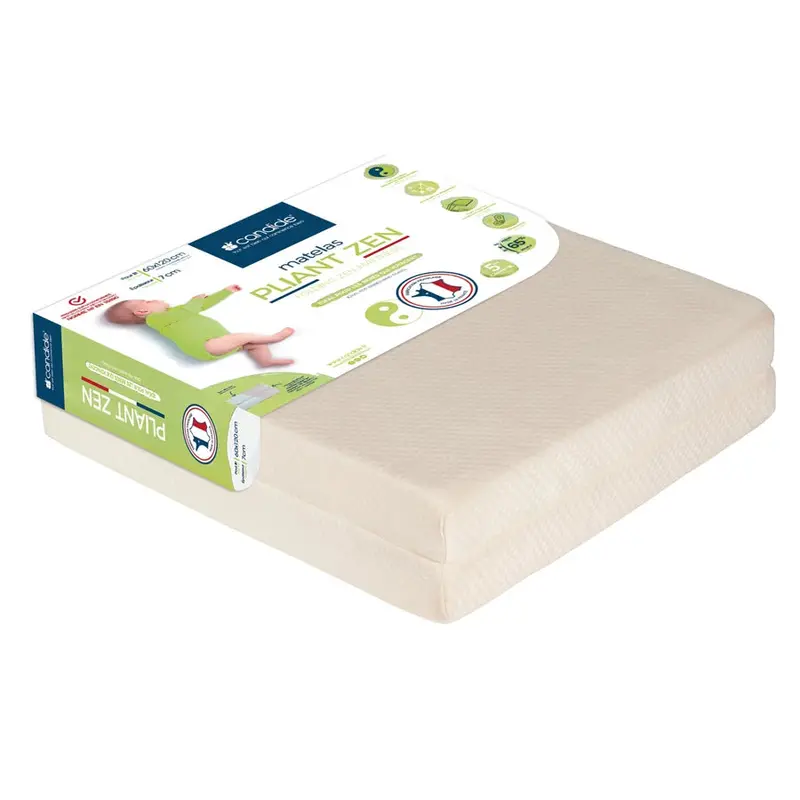 Candide Zen Foldable Travel Mattress – 60 × 120 × 7 Cm 1
