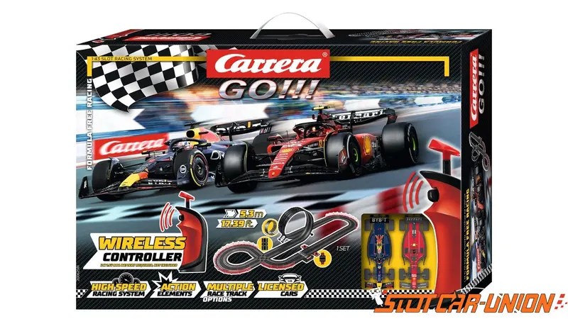 Carrera Go! Formula Free Wireless Racing – 5.3-Meter Expandable Track Kit 1