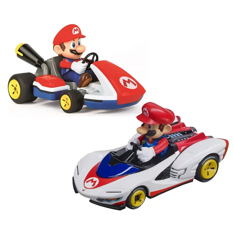 Carrera Pull-And-Go Mario Kart Cars With Sound + R/C Race Kart 1