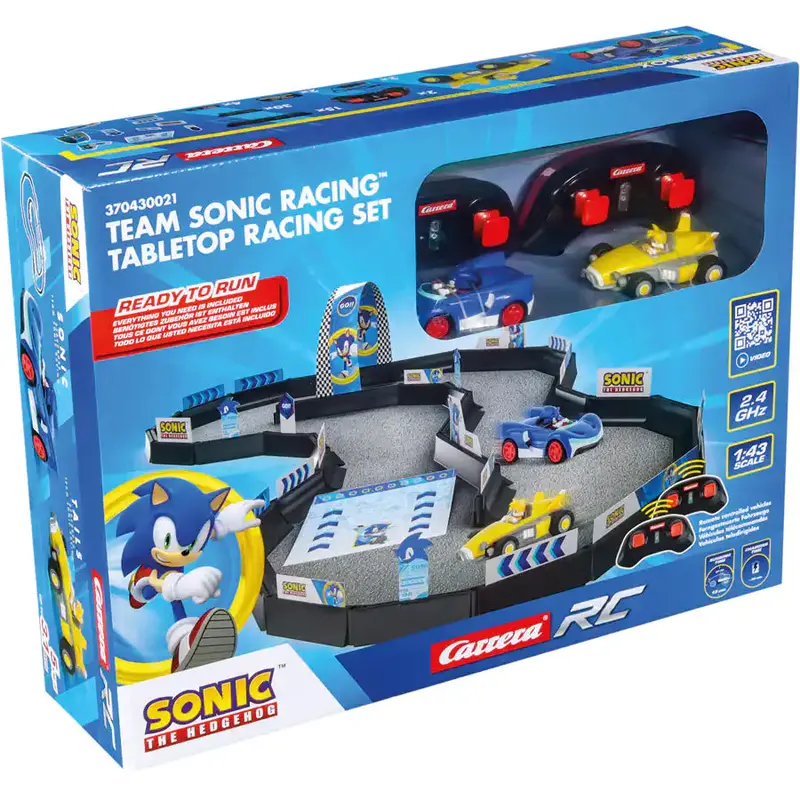 Carrera Team Sonic Racing Tabletop Track System 1