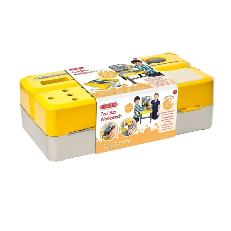 Casdon Kids’ Tool Bench Playset With Realistic Tools 1