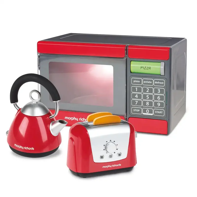 Casdon Morphy Richards Kitchen Playset – Microwave, Kettle & Toaster 1