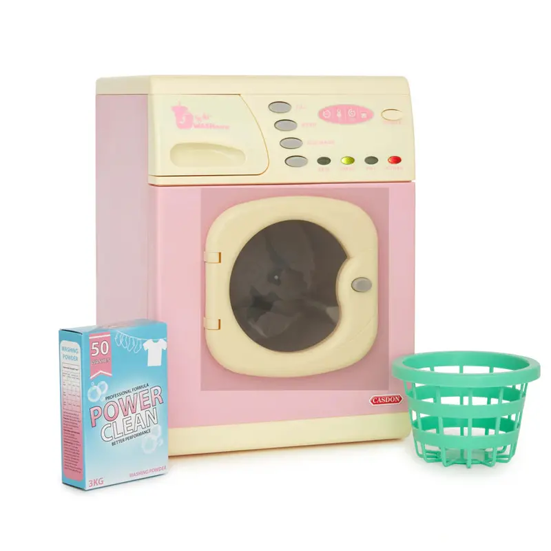 Casdon Pink Toy Washing Machine For Kids 1