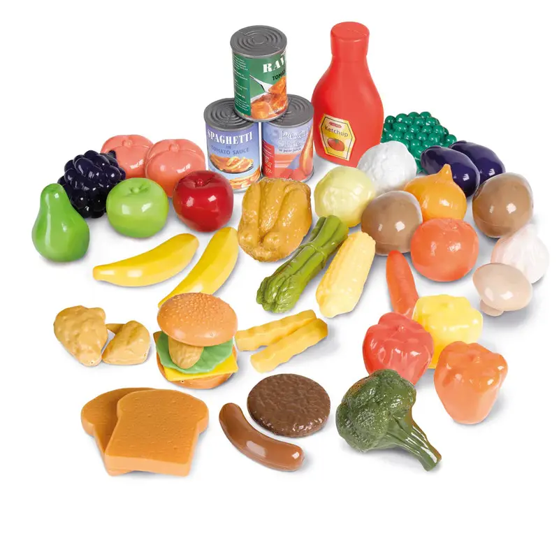 Casdon Pretend Play Food Collection – Realistic Kitchen Toy Set 1