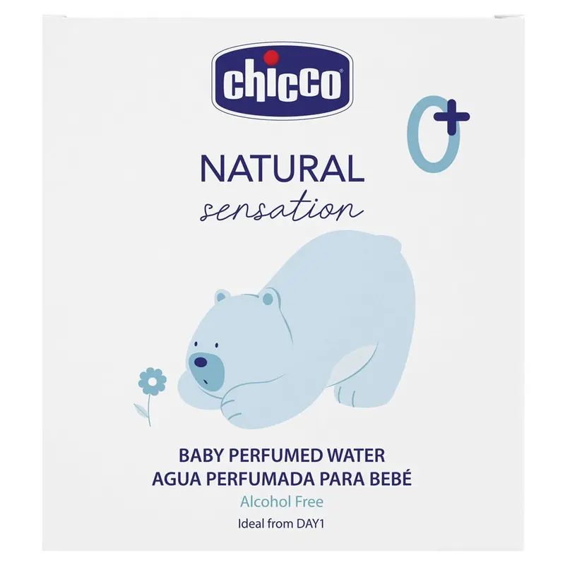 Chicco Natural Sensation Perfumed Water – 100Ml Soothing Baby Cologne 1