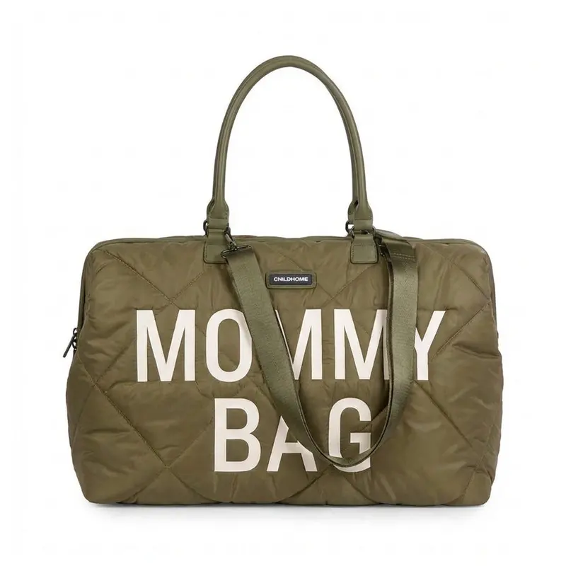 Childhome Beige Puffered Mommy Tote Bag – Large Capacity 1