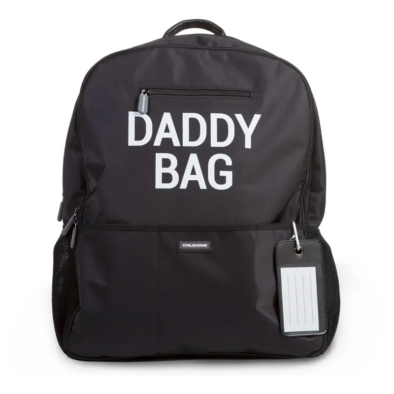 Childhome Daddy Backpack – Sleek Black Design 1