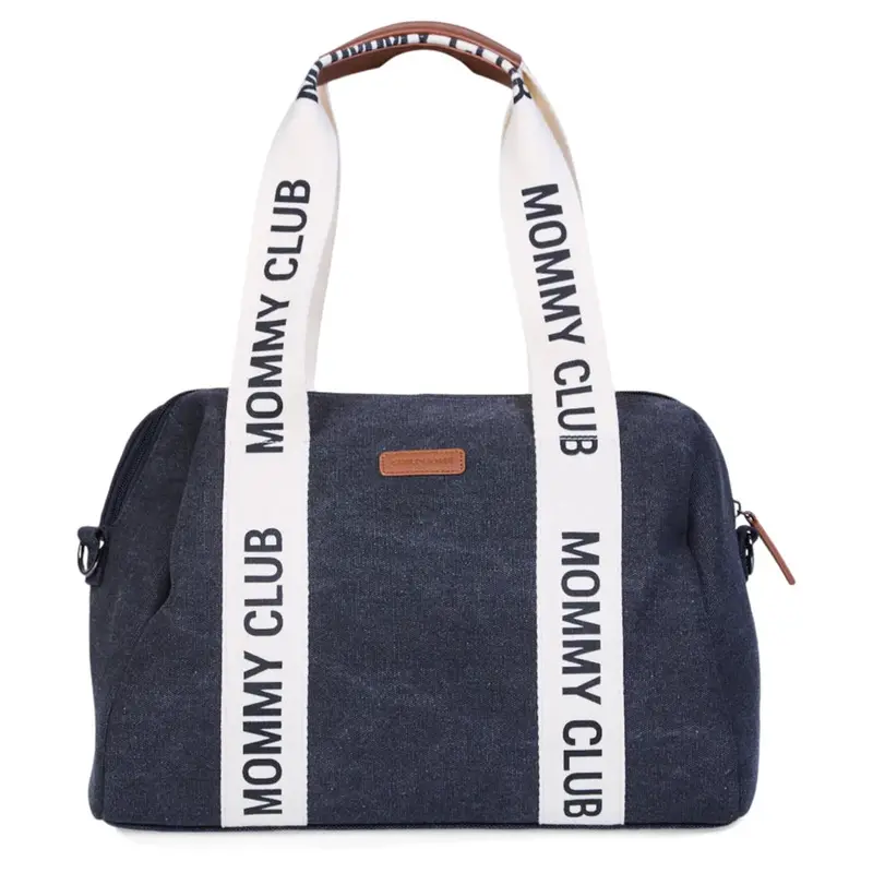 Childhome Mommy Club Signature Diaper Bag – Canvas Black 1