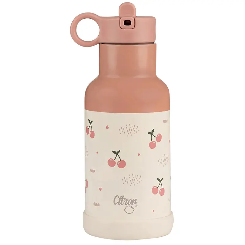 Citron 2022 Cherry-Design 350Ml Stainless Steel Water Bottle 1