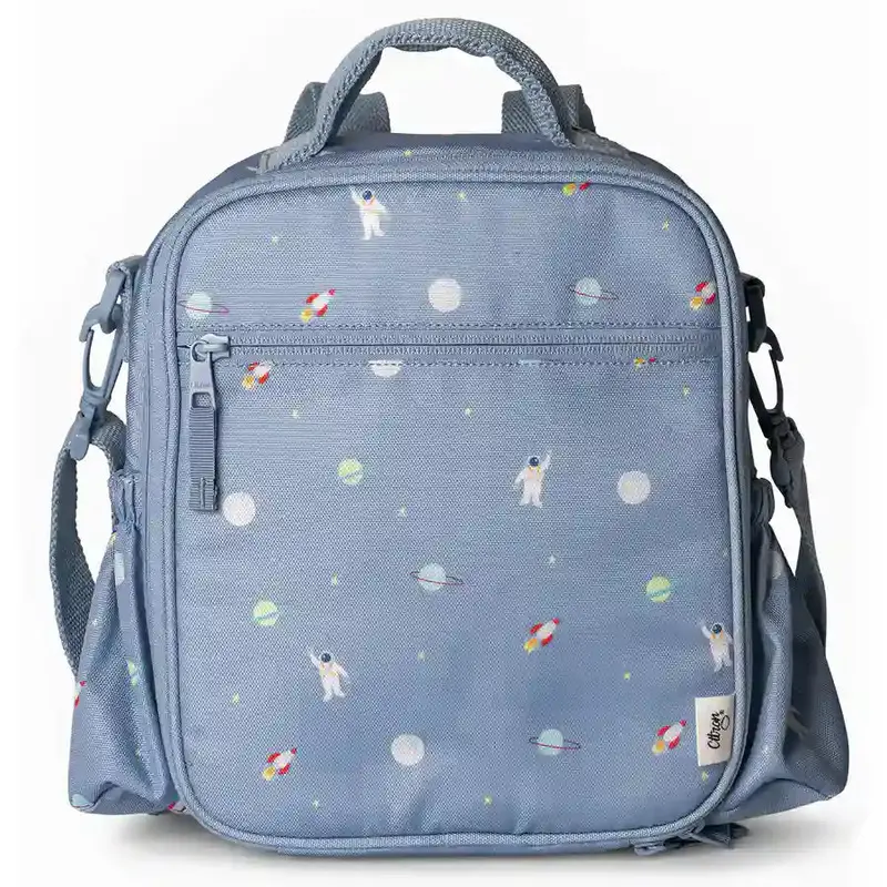 Citron 2022 Spaceship-Designed Insulated Lunch Bag Backpack 1