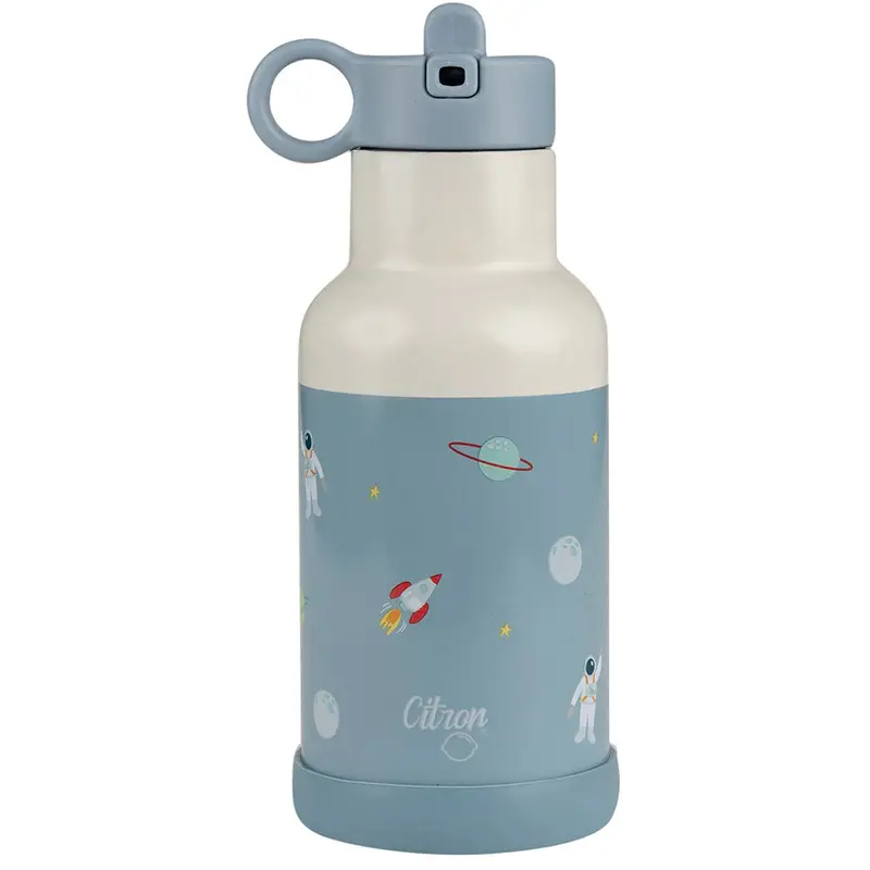 Citron 2022 Spaceship-Patterned 350Ml Stainless Steel Bottle 1