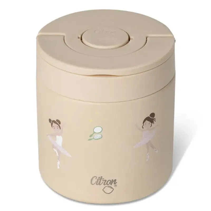 Citron Ballerina 350Ml Stainless Steel Food Jar 1