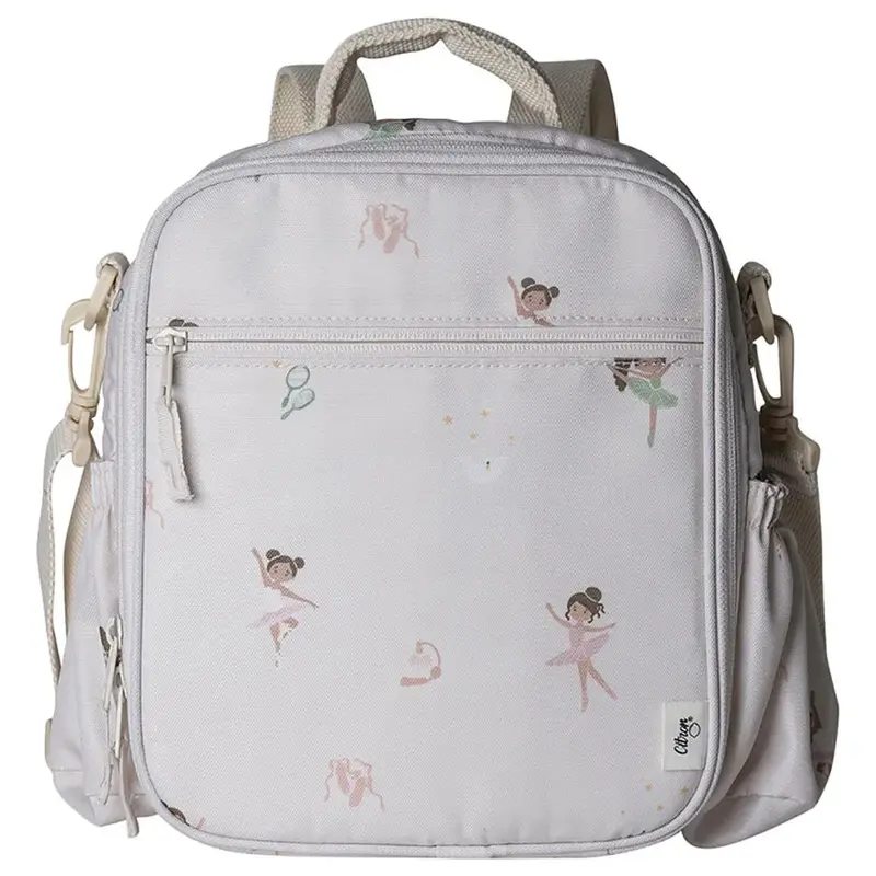 Citron Ballerina Insulated Lunchbag Backpack 1