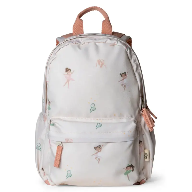 Citron Ballerina Print Medium Backpack – Lightweight, Functional School Or Daypack 1