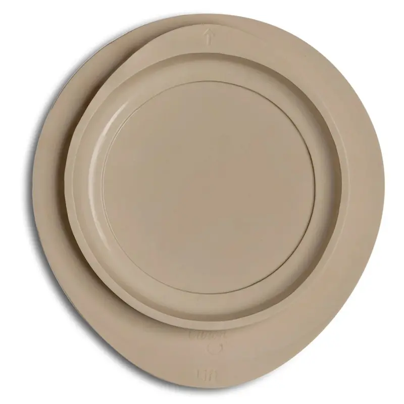 Citron Beige Silicone Suction Bowl – Secure, Dishwasher-Safe 1