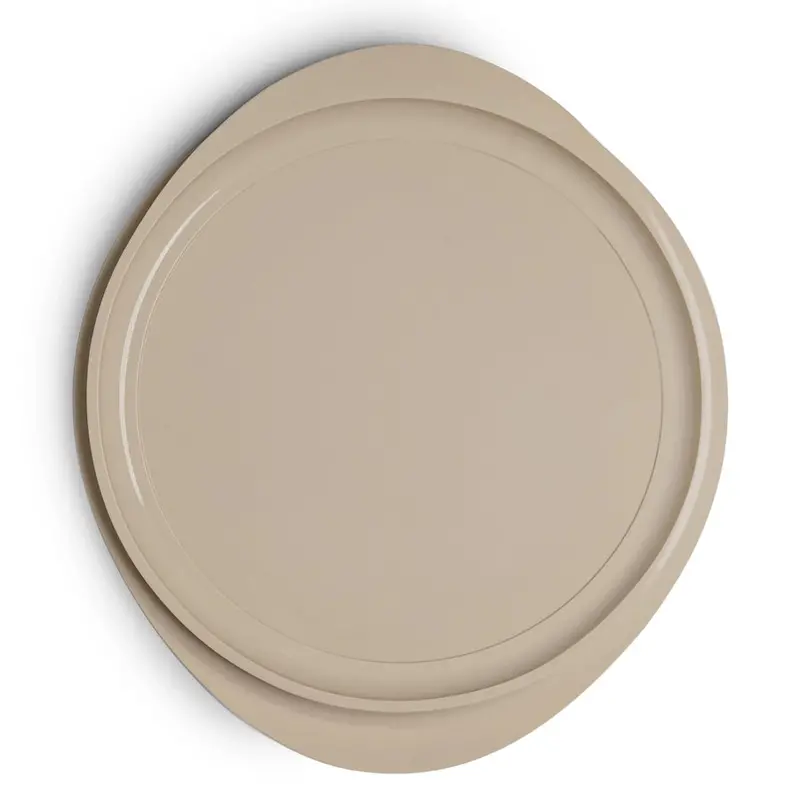 Citron Beige Silicone Suction Plate – Non-Slip Feeding Solution 1