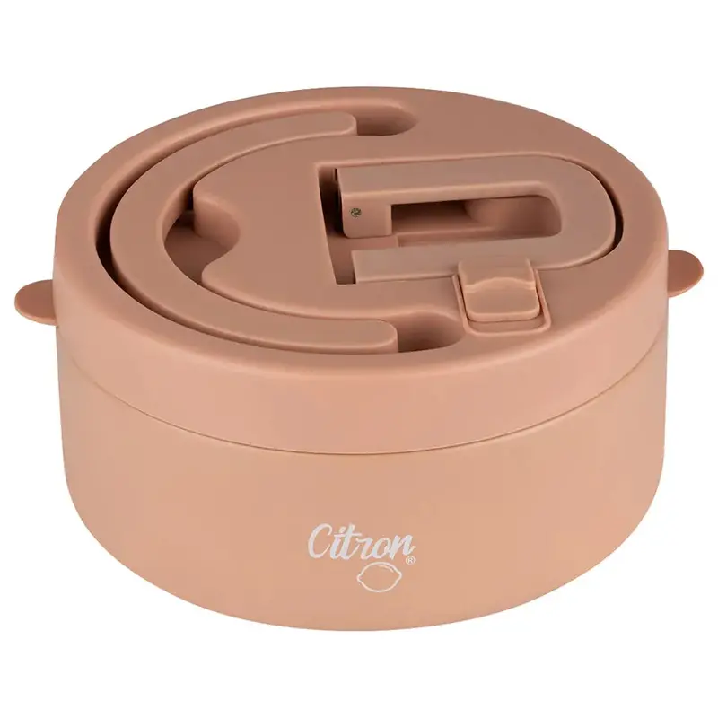 Citron Blush Pink 400Ml Stainless Steel Food Jar 1