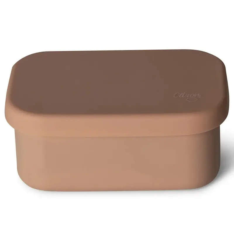 Citron Blush Pink Mini Snack Container – Compact, Airtight Stainless Steel Box 1