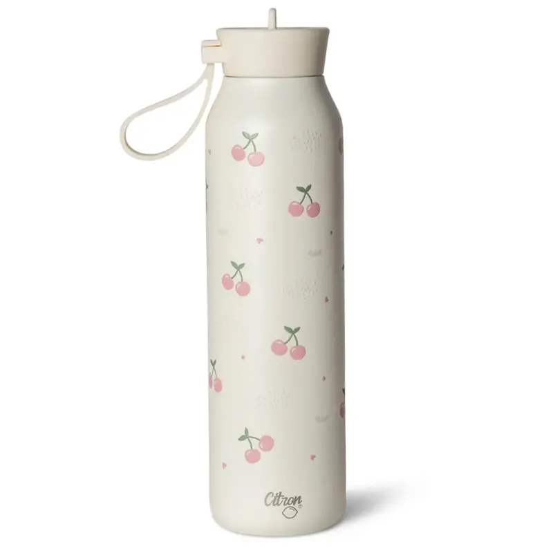 Citron Cherry 500Ml Stainless Steel Water Bottle 1