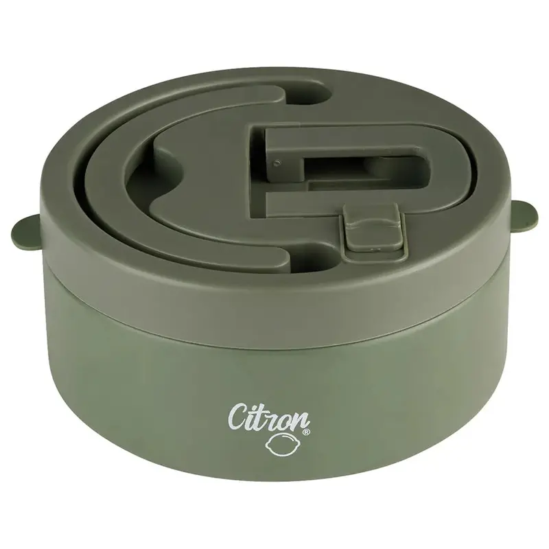 Citron Olive Green 400Ml Stainless Steel Food Jar 1