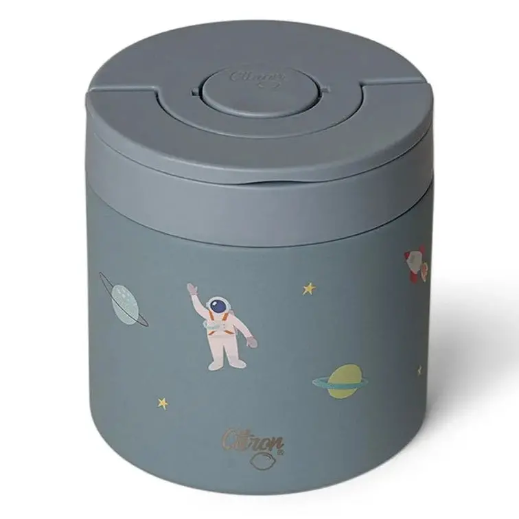 Citron Spaceship 350Ml Stainless Steel Food Jar 1