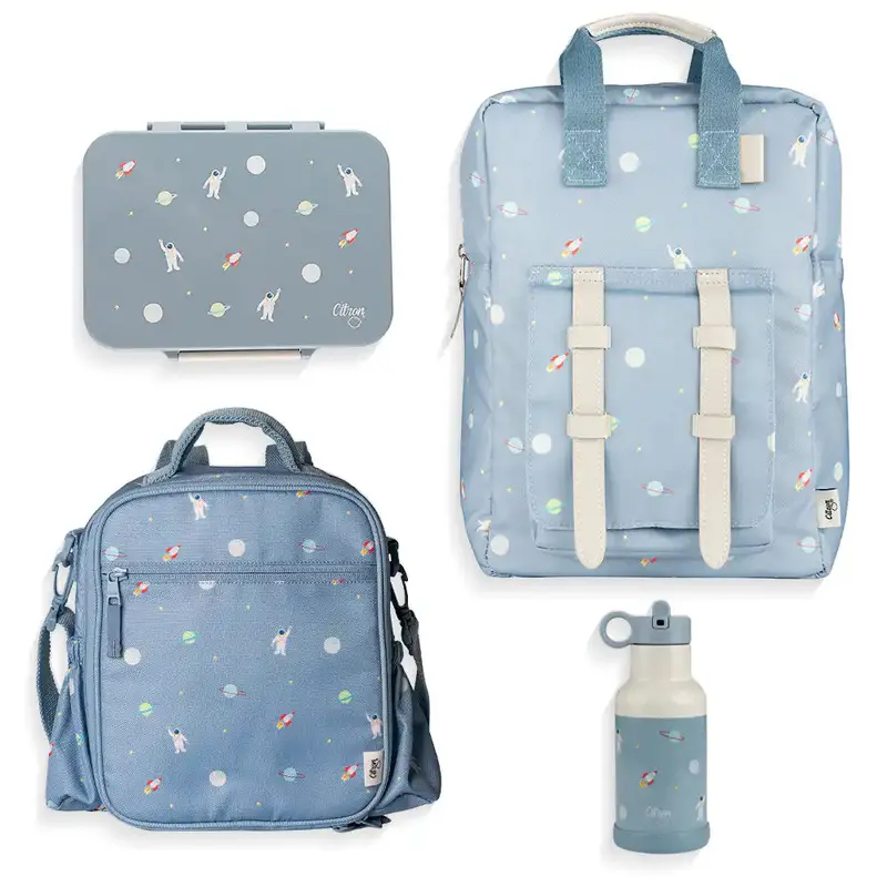 Citron Spaceship-Themed Full School Supply Set 1