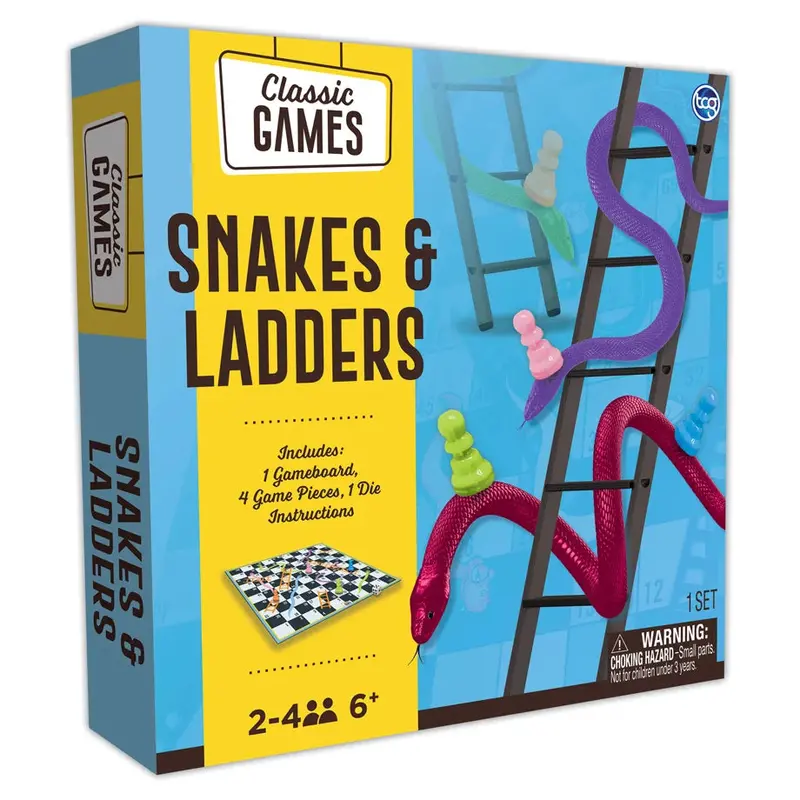 Classic Snakes And Ladders Board Game For Kids 1