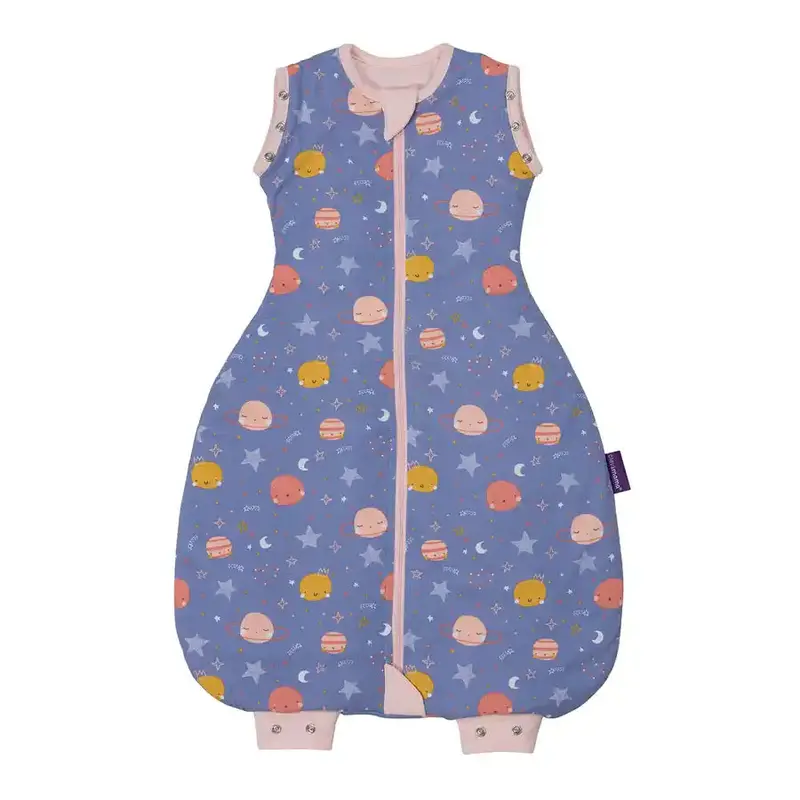 Clevamama 3-In-1 Nighttime Romper – 2.5 Tog Sleep Suit For Babies (Pink, 0–9 Months) 1