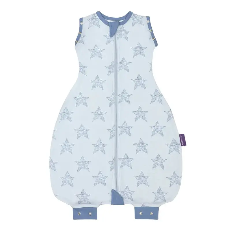 Clevamama 3-In-1 Nite Nite Romper – 1 Tog Sleep Suit (Blue) 1