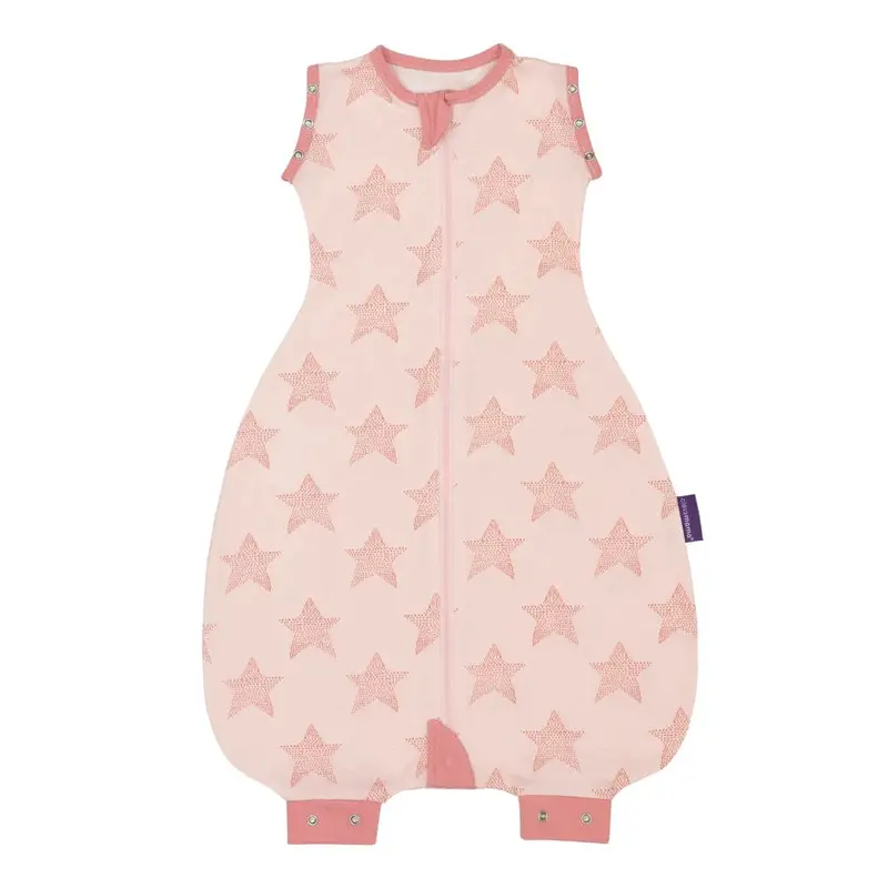 Clevamama 3-In-1 Nite Nite Romper – 1 Tog Sleep Suit (Pink) 1