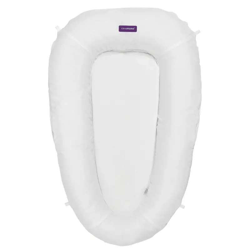 Clevamama Clevafoam Baby Pod – White Support Nest 1