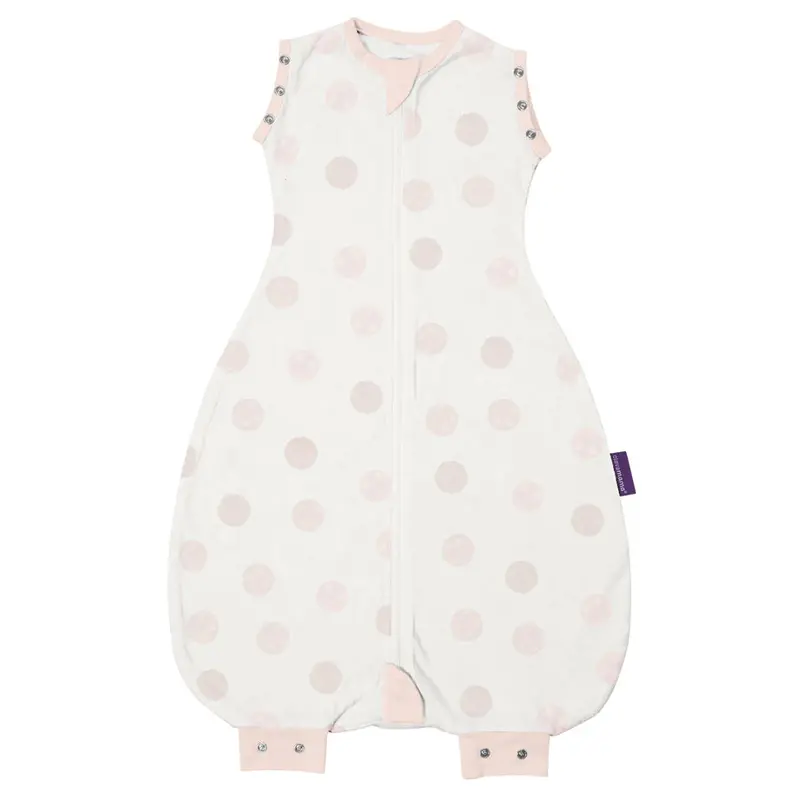 Clevamama Sleep Dreamsuit – 1.0 Tog (Pink Spot Pattern) 1