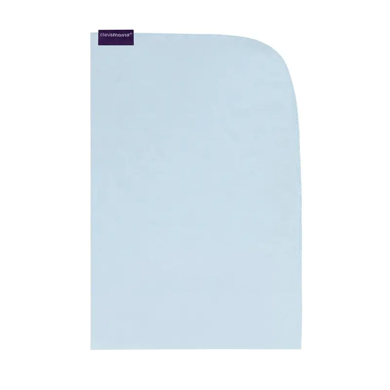 Clevamama Tencel Sleep Mat For Potty Training – 70 X 90 Cm In Soft Blue 1