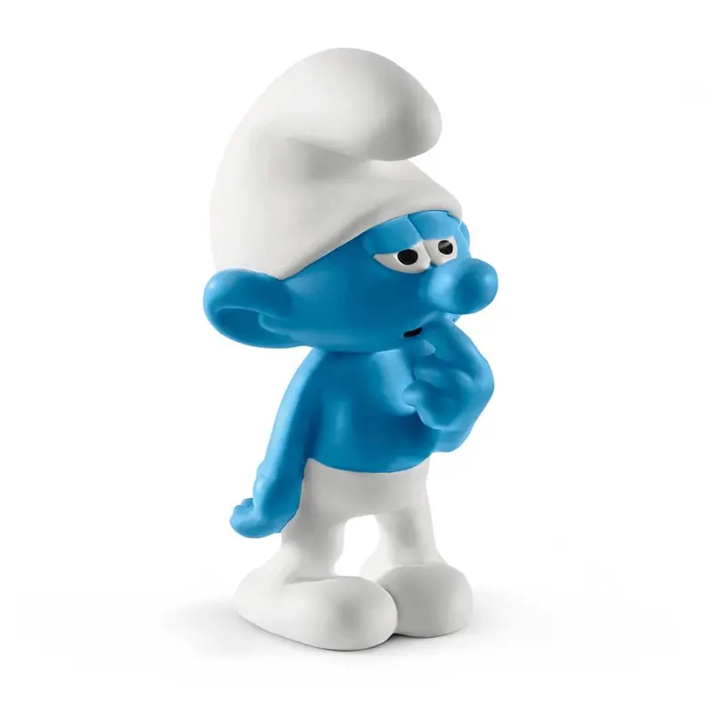Clumsy Smurf Figure – Hand-Painted Collectible Action Figure By Schleich 1