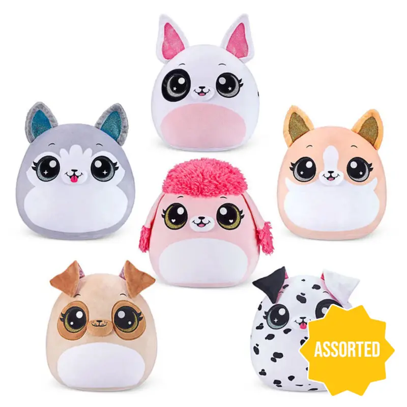 Coco Surprise Squishie Pups – Soft Collectible Plush Toys, Assorted Designs 1