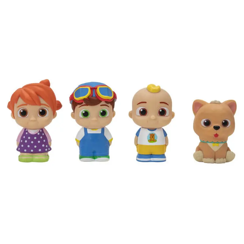 Cocomelon Jj & Family Figure Set – 4-Piece Interactive Character Collection 1