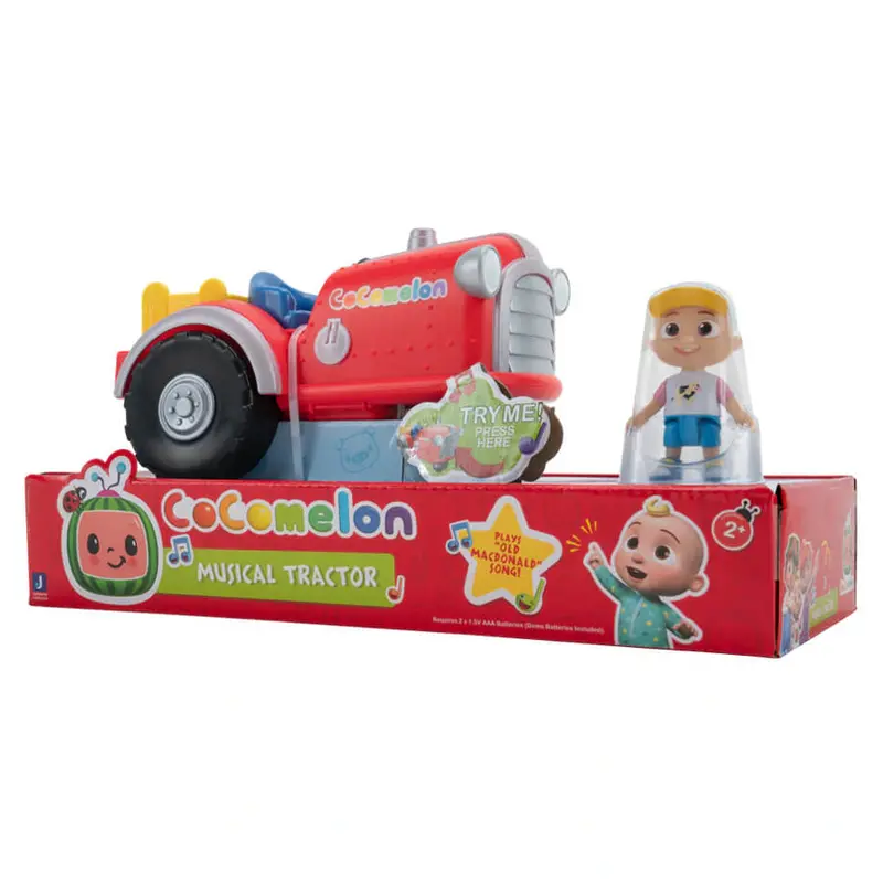 Cocomelon Musical Tractor With Jj Figure – Animated Farm-Themed Toy 1