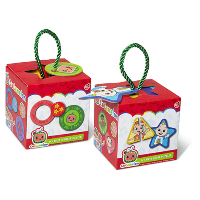 Cocomelon My First Cube Puzzle – Early Learning Shape-Matching Activity, Multiple Styles 1
