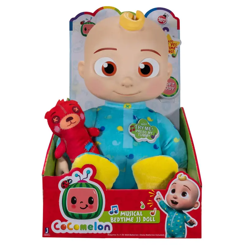 Cocomelon Roto Bedtime Jj Plush Doll – Rotating Head & Soothing Design 1