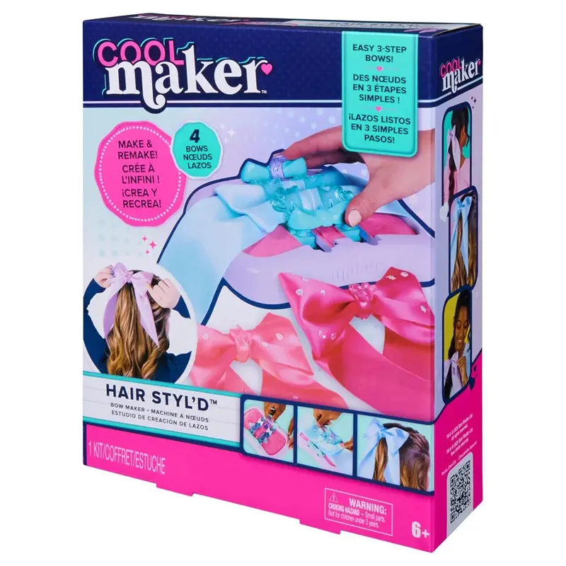 Cool Maker Hair Bow Crafting Kit – Diy Accessories Playset 1