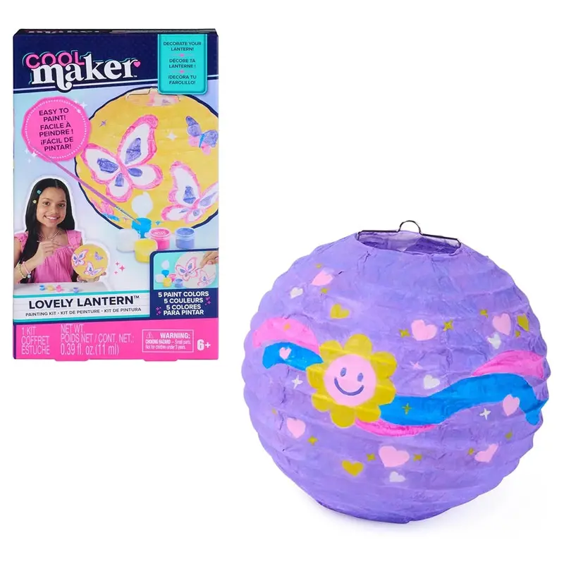 Cool Maker Lovely Lantern Diy Painting Kit – Decorative Craft Activity 1