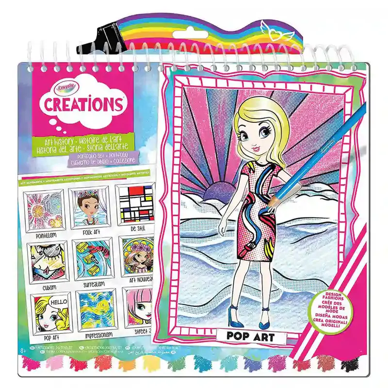 Crayola Art History Portfolio Creative Learning Kit 1