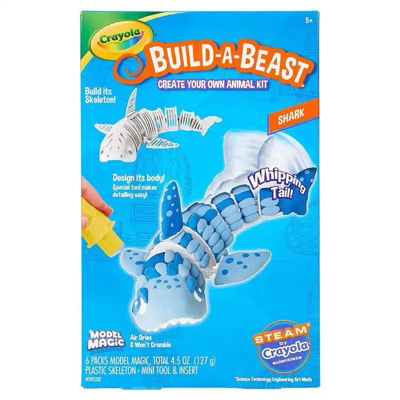 Crayola Build-A-Beast Shark Construction Toy 1