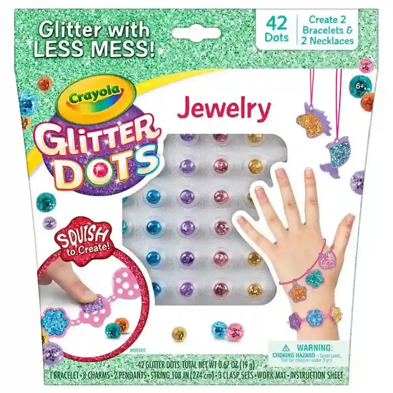 Crayola Glitter Dots Jewelry Creation Set 1